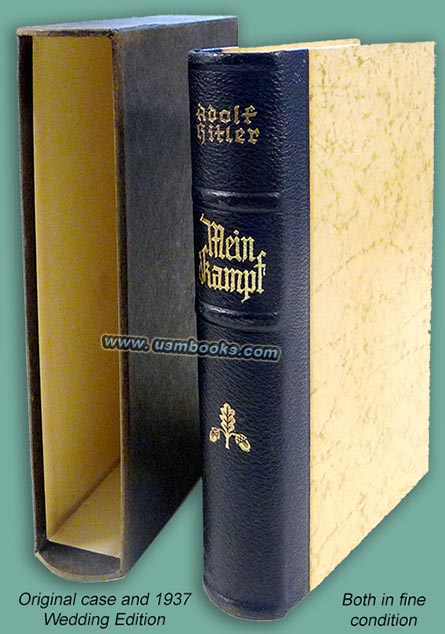 1937 Mein Kampf cased wedding edition